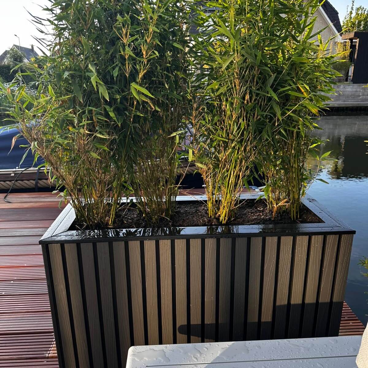 Luxe Plantenbak voor Buiten – Composiet Houtlook