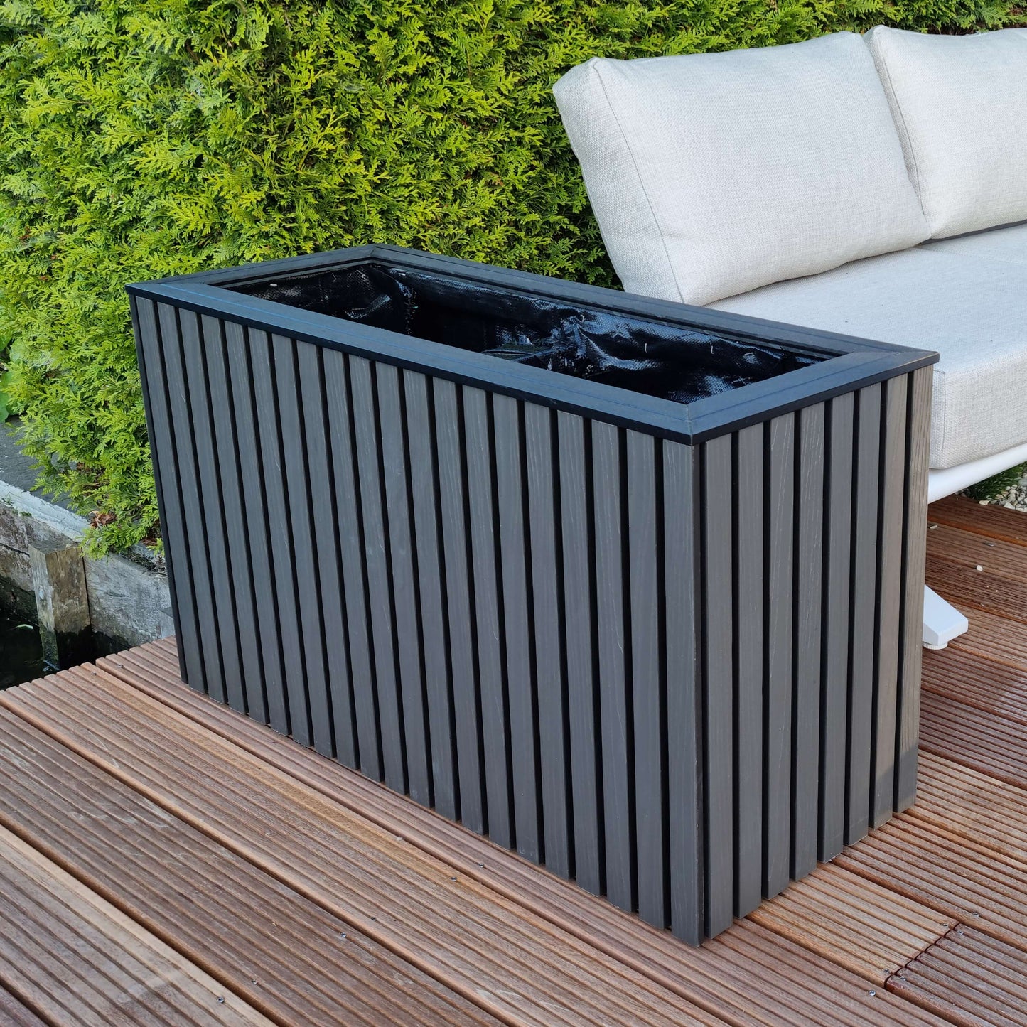 Luxe Plantenbak voor Buiten – Composiet Houtlook