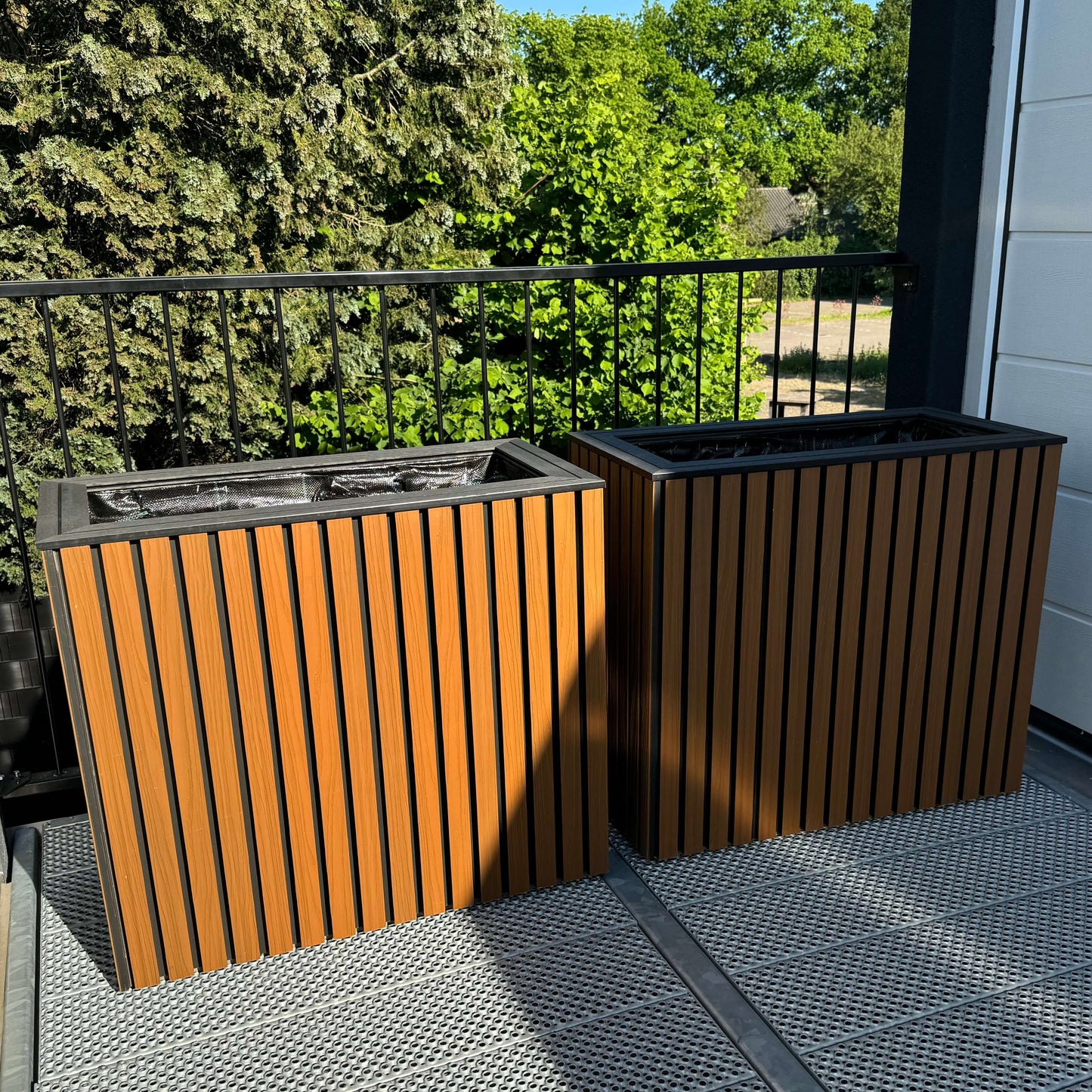 Luxe Plantenbak voor Buiten – Composiet Houtlook