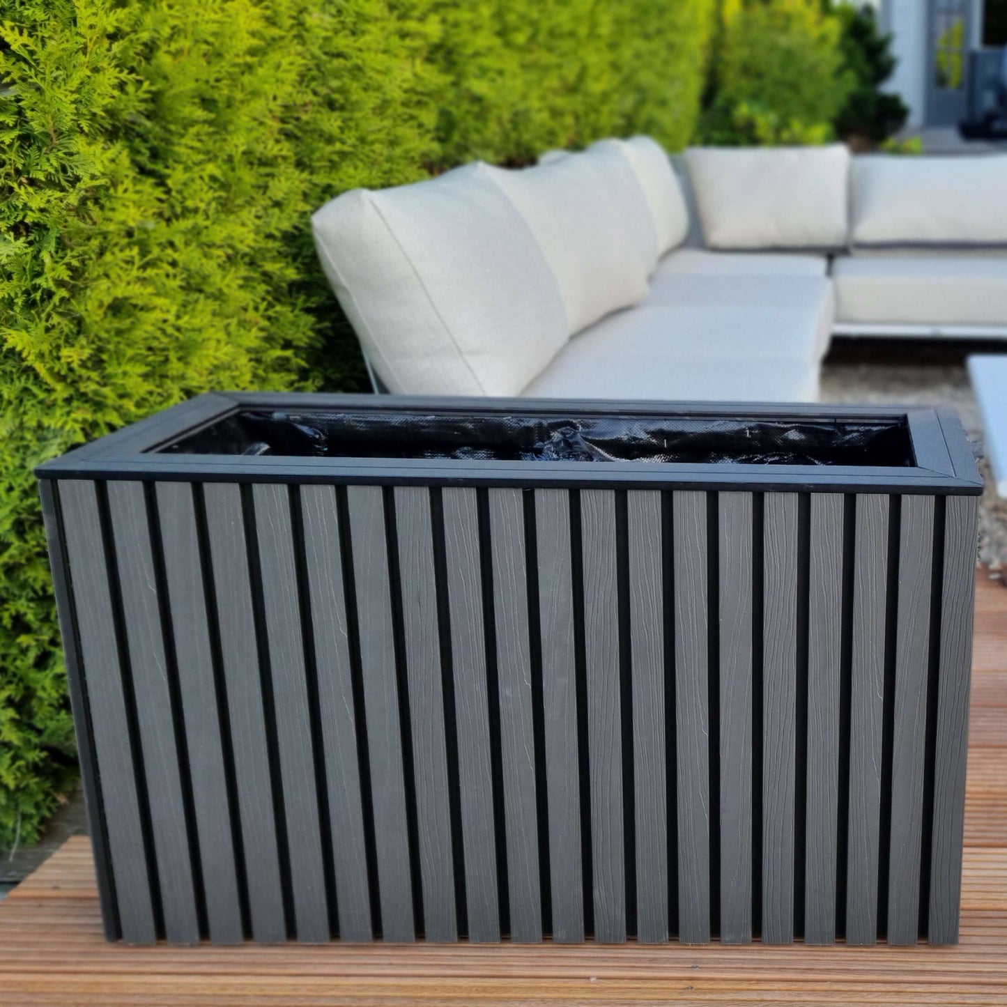Luxe Plantenbak voor Buiten – Composiet Houtlook